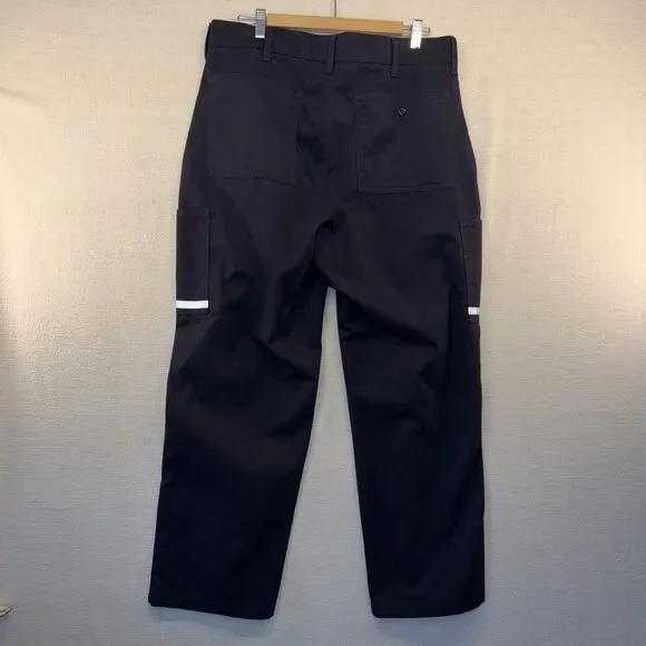 2 Pair* Fedex Pants Men 36R-30 Stan Herman Image Authority Blue ReflectivePocket - Picture 2 of 12